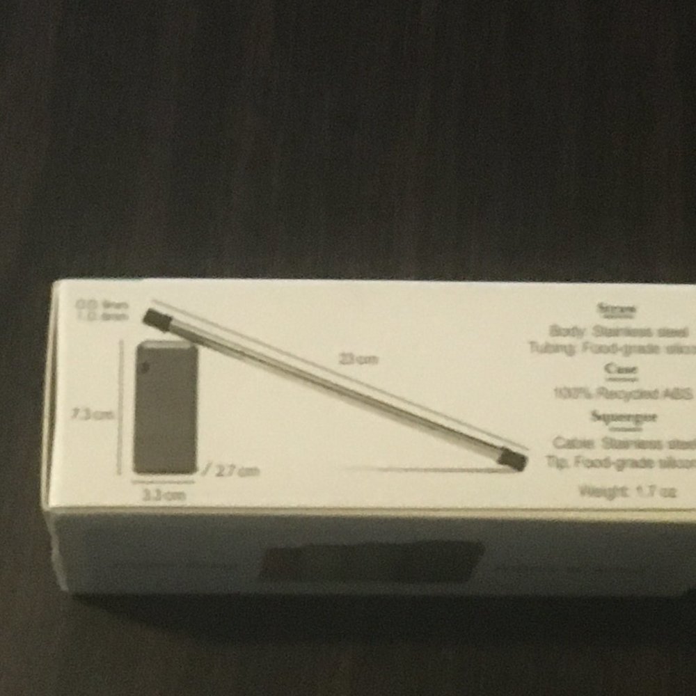Collapsible Straw With Case, New, In Box - Picture 3 of 3